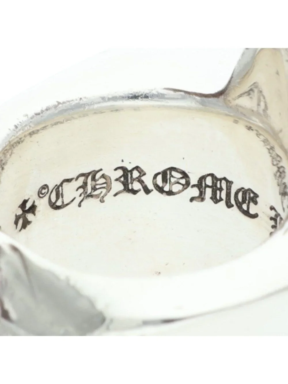 Chrome Hearts Str Large Star Silver Ring